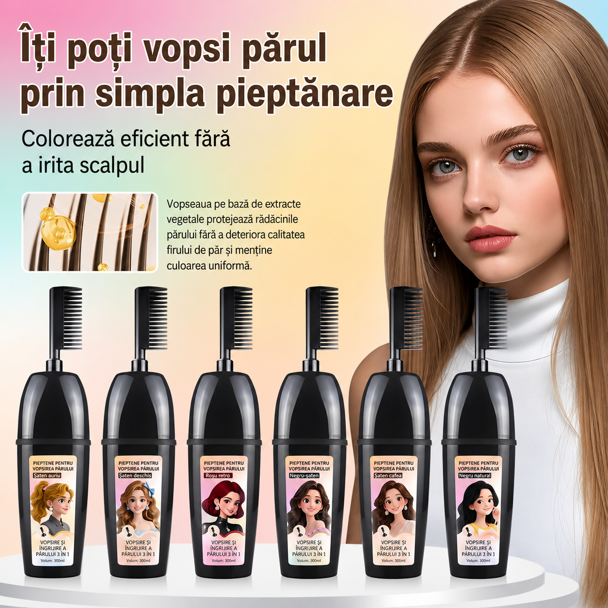 Pieptănul Magic pentru Păr
