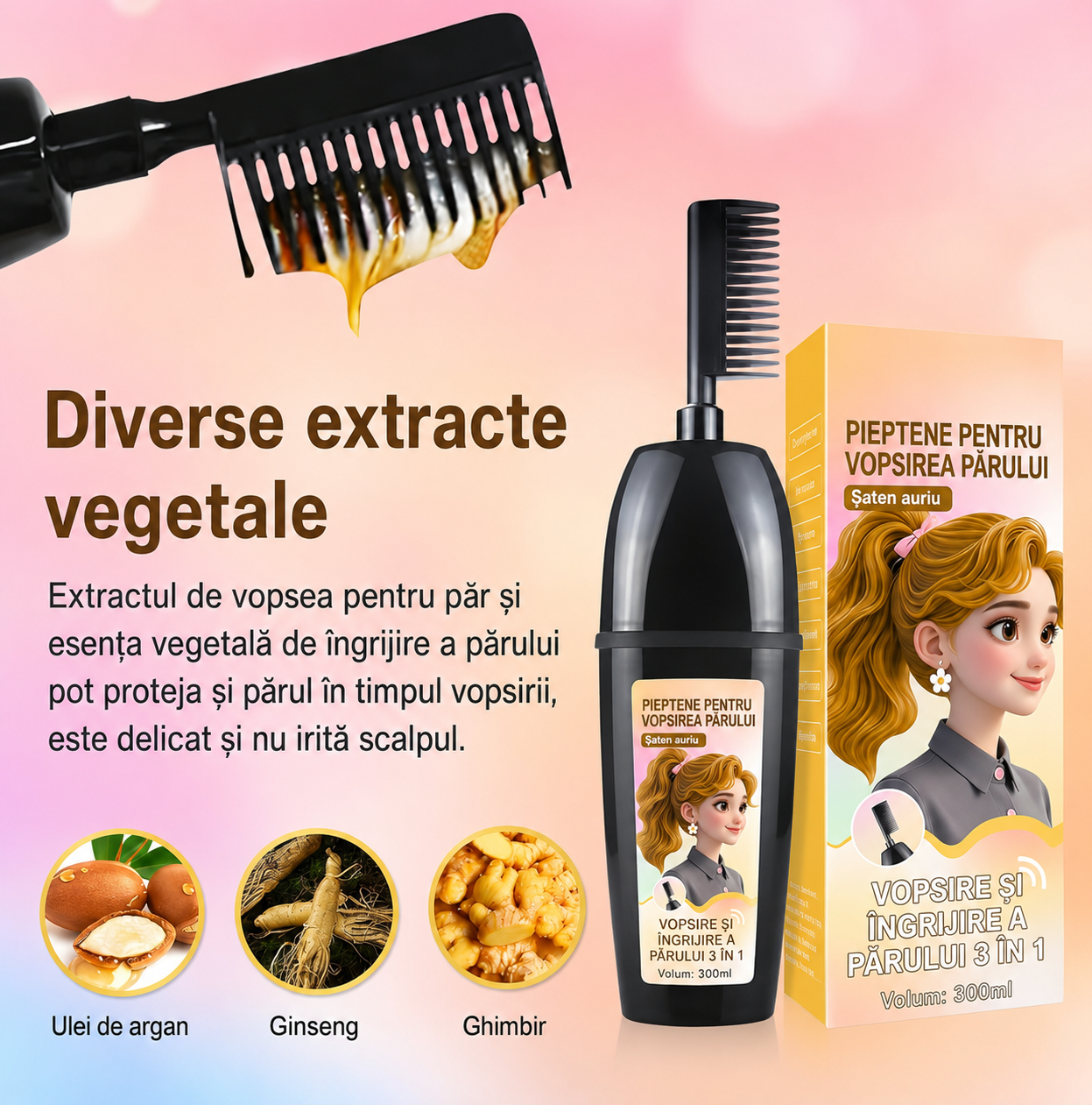 Pieptănul Magic pentru Păr