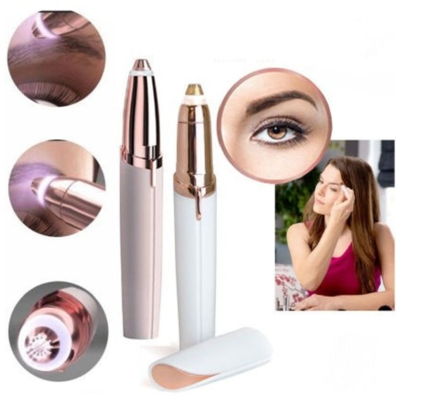 Set 2 în 1 Epilator Facial & Epilator Sprâncene Electric pentru Femei-USB